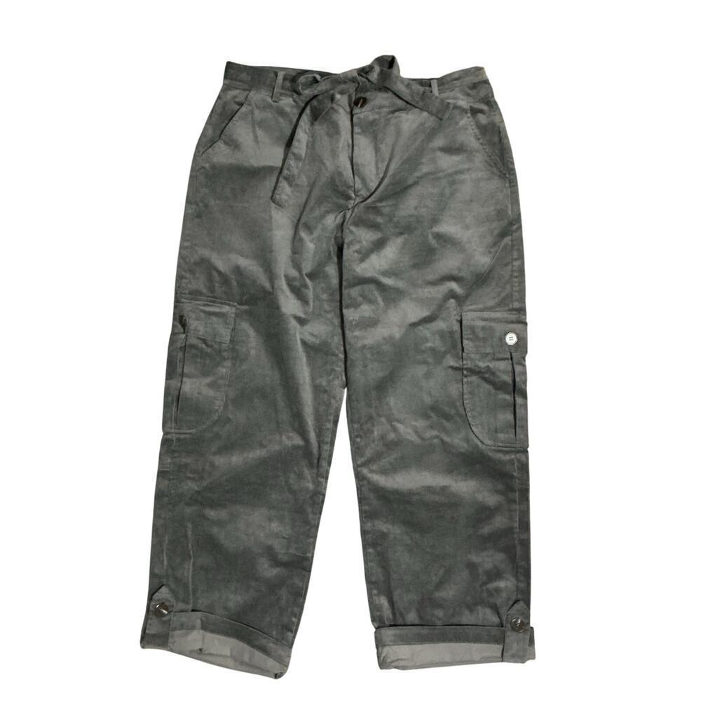 Piper & Scoot The Hamlin Belted Corduroy Pant In Grey Size Xxl — image 2 of 8